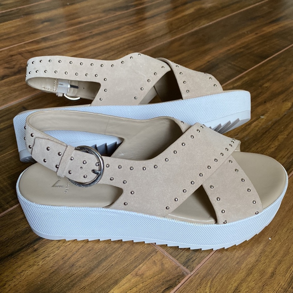 MARK FISHER LTD Nude MLDELILAH Womens Platform Sandal Size 6 1/2 M